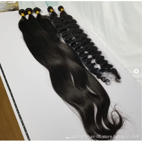 new products 10a unprocessed virgin brazilian real human hair bundles with 4x4 5x5 6x6 closure and transparent hd frontal